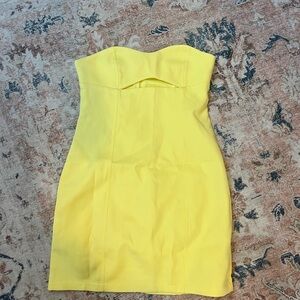 Bright yellow summer dress